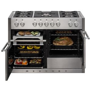 AGA Mercury 48" Stainless Steel Freestanding Dual Fuel Range
