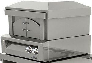 front right view of the Alfresco™ 30" Pizza Oven For Countertop Mounting-Stainless Steel