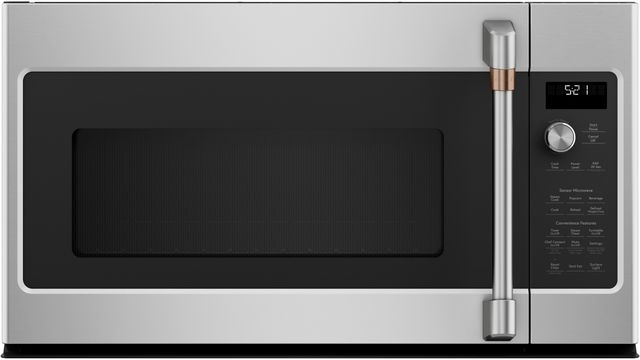 Café stainless steel over the range microwave