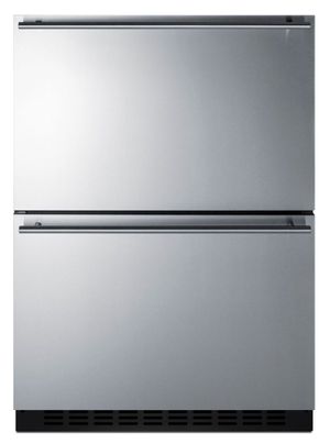 Summit 24" Stainless Steel Outdoor Under The Counter Refrigerator
