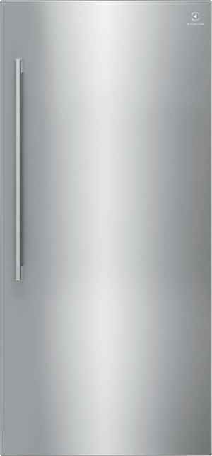 front view of the Electrolux 33 in. 18.9 Cu. Ft. Stainless Steel Built In Counter Depth Column Refrigerator