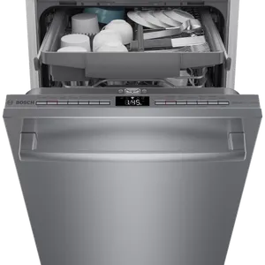 front view of the Bosch® 800 Series 18" Stainless Steel Built In Dishwasher
