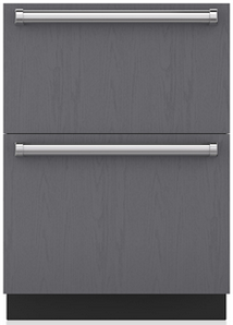 Sub-Zero® 3.8 Cu. Ft. Panel Ready Refrigerator Drawers front view