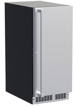 front view of the Marvel Professional 2.7 Cu. Ft. Stainless Steel Under the Counter Refrigerator