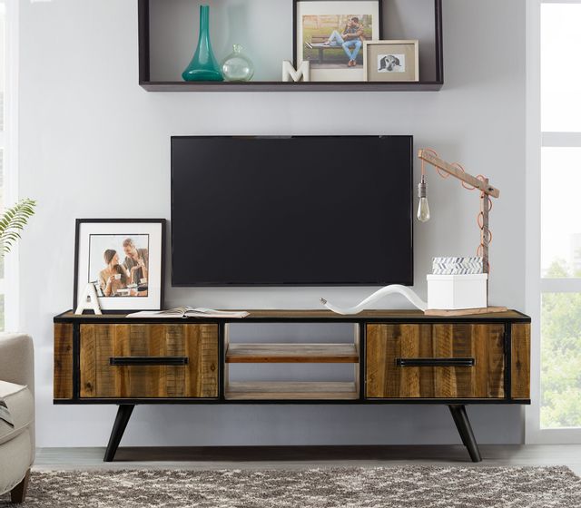 Armen Living Cusco Brown TV Stand lifestyle image