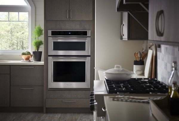 KitchenAid 30" Stainless Steel Oven/Microwave Combo Electric Wall Oven