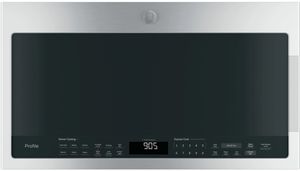 GE Profile™ 2.1 Cu. Ft. Stainless Steel Over The Range Sensor Microwave