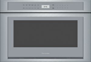 front view of the Thermador® Masterpiece® MicroDrawer® 1.2 Cu. Ft. Stainless Steel Built in Microwave