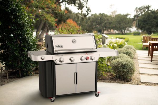 Weber Genesis Stainless Steel Freestanding Gas Grill