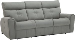 front view of the Palliser® Furniture Customizable Acacia Power Reclining Sofa with Power Headrest