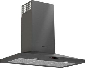 view of the Bosch® 800 Series 36" Black Stainless Steel Pyramid Canopy Chimney Hood