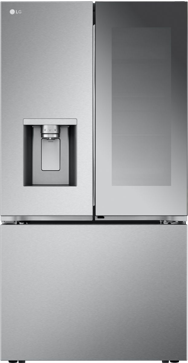 LG French door refrigerator with smart screen