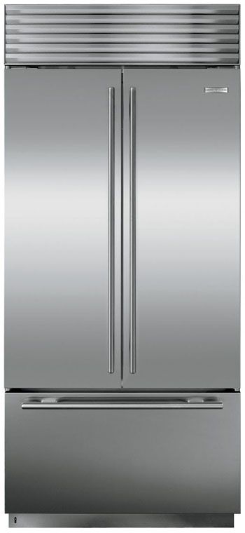 Sub-Zero 21.0 Cu. Ft. Built In French Door Refrigerator-Stainless Steel