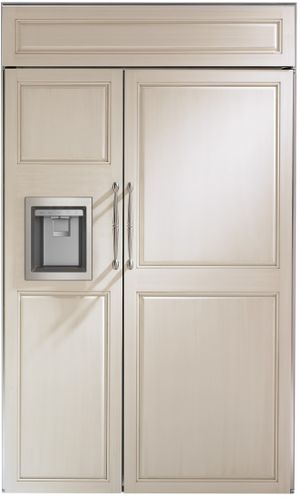 Monogram 28.6 Cu. Ft. Custom Panel Smart Built In Side-by-Side Refrigerator