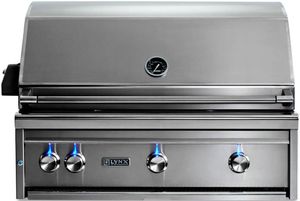front view of the Lynx® Professional 36" Stainless Steel Built In Grill