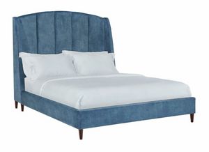 front view of the Marquette Navy King Bed