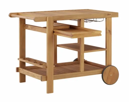 Signature Design by Ashley® Kailani Light Brown Serving Cart