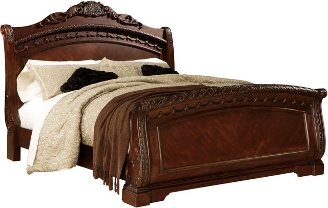 Dark Brown sleighbed