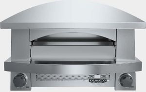 front view of the  Kalamazoo™ Artisan Fire 31" Marine-Grade Stainless Steel Countertop Pizza Oven