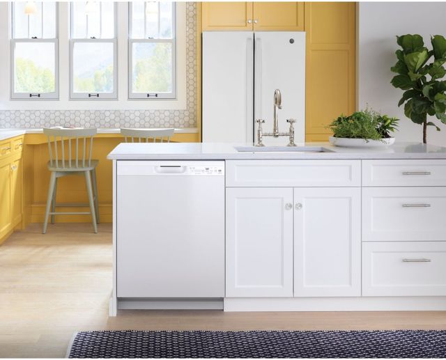 GE® 24" White Built In Dishwasher lifestyle image