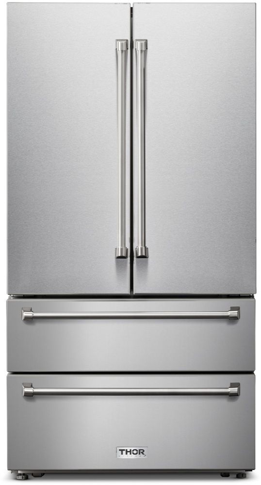 22.5 Cu. Ft. THOR Kitchen® TRF3602 Professional Stainless Steel Built-In French Door Refrigerator
