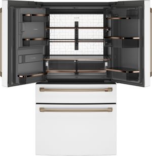 Café™ 27.6 Cu. Ft. Matte White 4-Door French Door Refrigerator