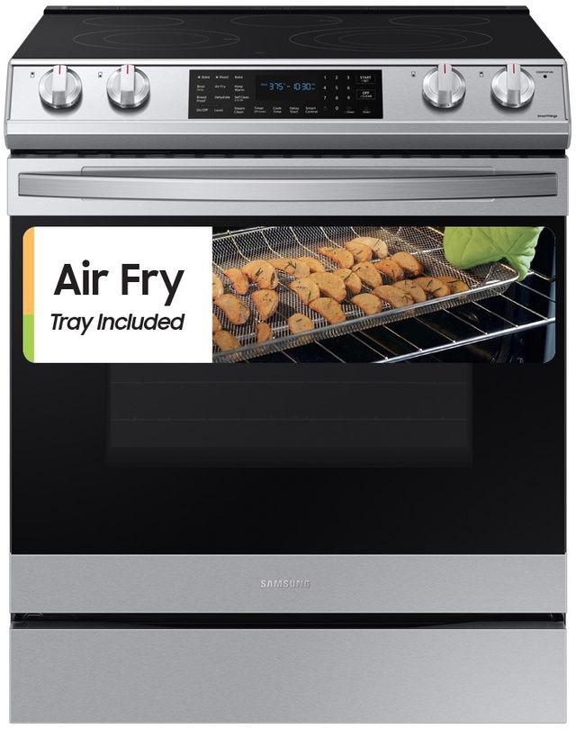 Stainless steel Samsung electric range
