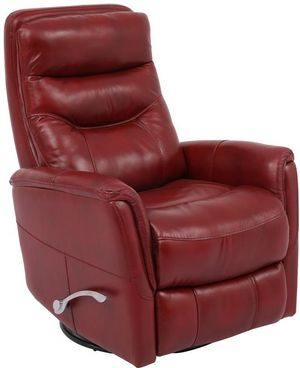 red leather chair