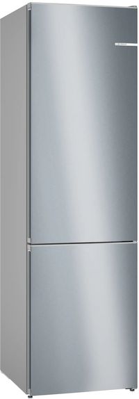 Front view of the Bosch® 800 Series 12.8 Cu. Ft. Easy Clean Stainless Steel Compact Refrigerator