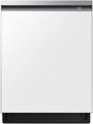 Samsung 24" White Glass Built In Dishwasher