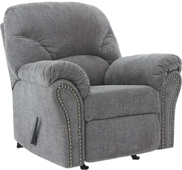 Benchcraft Allmaxx Pewter Rocker Recliner