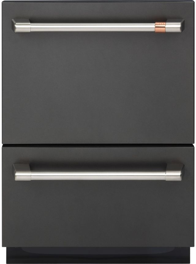 Café™ 24” Matte Black Built-In Drawer Dishwasher 