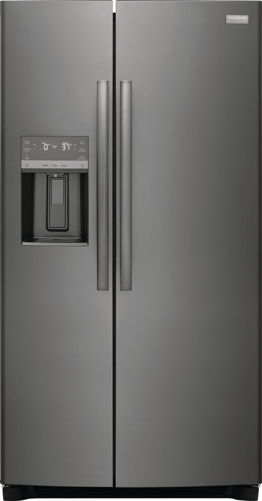 Frigidaire Gallery® 25.6 Cu. Ft. Black Stainless Steel Side-by-Side Refrigerator