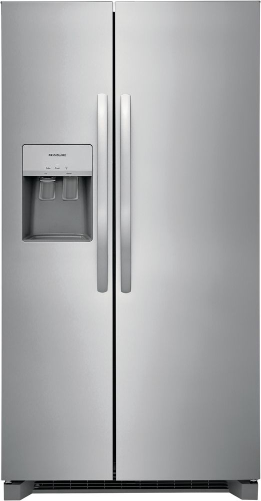 Stainless steel Frigidaire side by side refrigerator