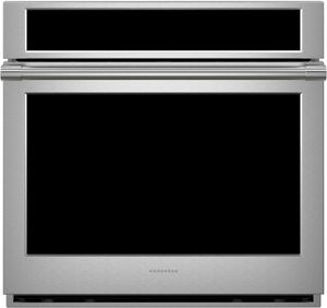 Monogram Statement Collection 30" Stainless Steel Electric Built In Single Oven Door Closed