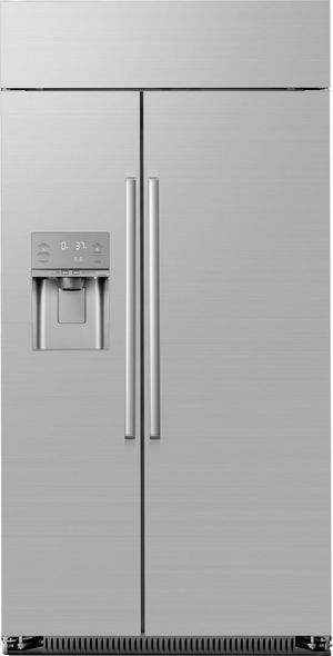 Dacor 24.0 Cu. Ft. Silver Stainless Built In Counter Depth Side-by-Side Refrigerator