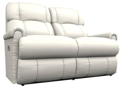 front low view of the La-Z-Boy® Pinnacle Shell Power Wall Reclining Loveseat with Headrest and Lumbar