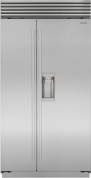 Sub-Zero® Classic Series 24.0 Cu. Ft. Stainless Steel Built In Side-by-Side Refrigerator