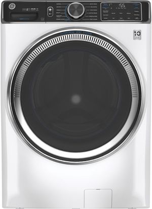 GE 5.0 Cu. Ft. White Smart Front Load Washer
