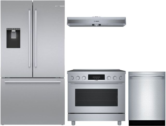 Bosch 4 Piece Stainless Steel Kitchen Package