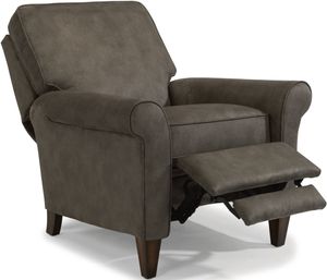 Flexsteel® Westside Gray Charcoal High-Leg Recliner