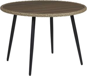 front view of the Signature Design by Ashley® Amaris Brown Outdoor Dining Table