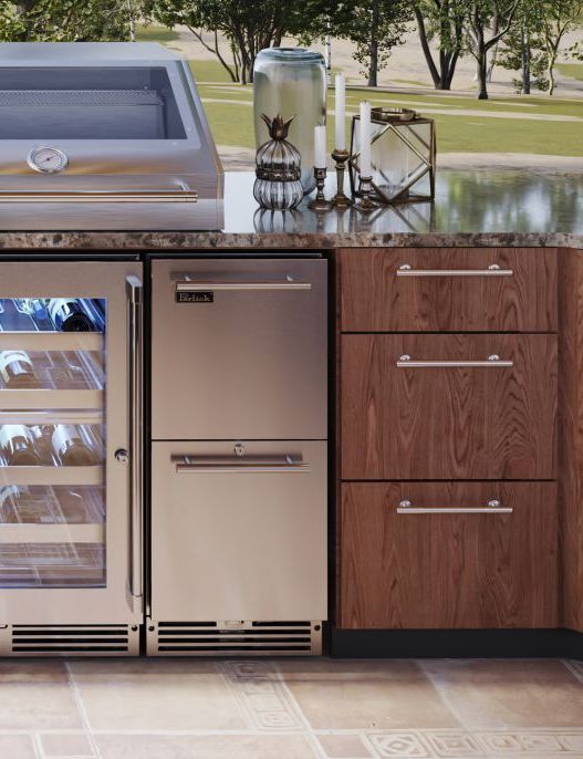 Perlick® Signature Series 2.8 Cu. Ft. Panel Ready Outdoor Under The Counter Refrigerator Drawer