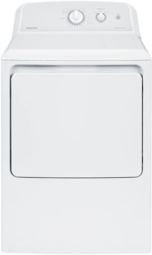 Hotpoint 6.2 Cu. Ft. White Front Load Electric Dryer