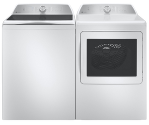 GE Profile White Laundry Pair
