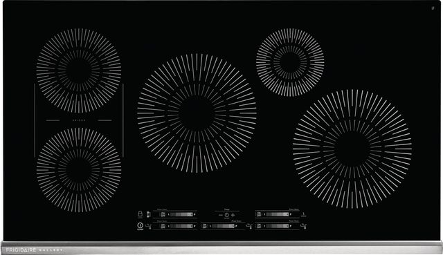 black glass induction cooktop