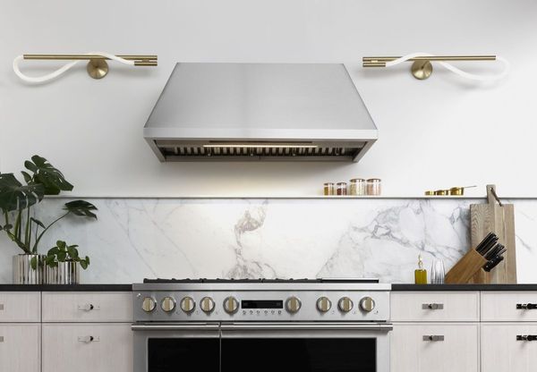 Monogram Statement Collection 48" Stainless Steel Wall Mounted Range Hood