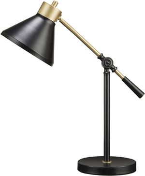 Signature Design by Ashley® Abanson Amber/Gold Finish Metal Desk Lamp