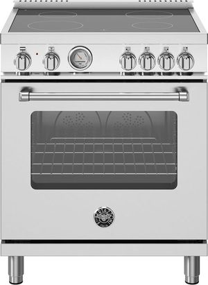 Bertazzoni Master Series 30" Stainless Steel Freestanding Electric Range