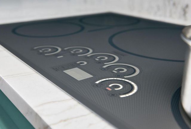 Close up of a Cafe induction cooktop